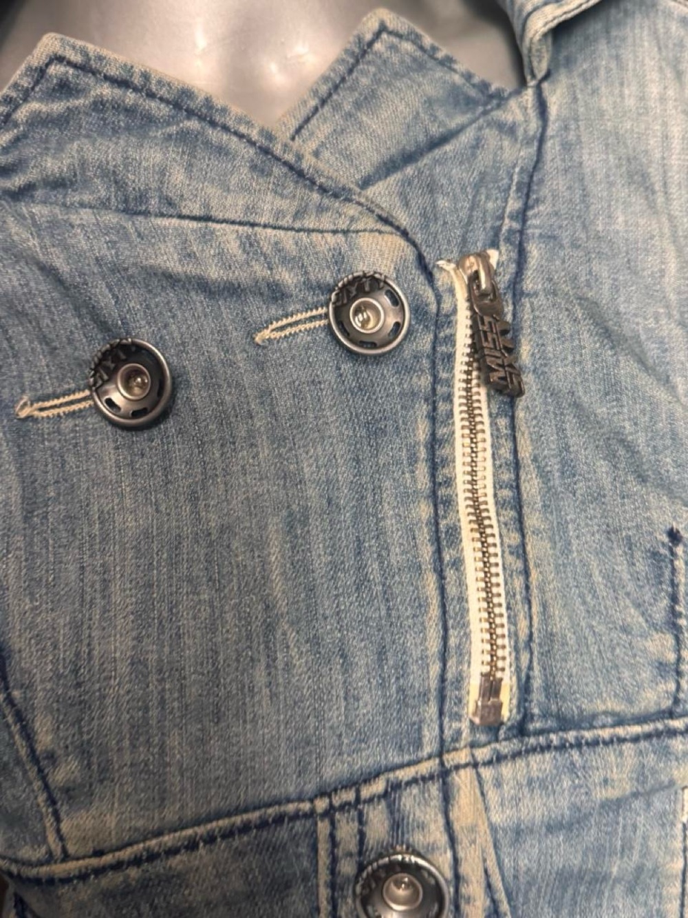 Miss Sixty Y2K Cropped Denim Jacket - Picture 2 of 8